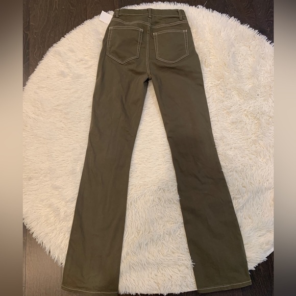 Reformation Toby Zip Front Ultra High Rise Bootcut Jeans - Picture 8 of 9